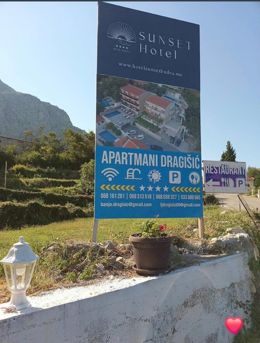 Apartments Dragisic Sveti Stefan Zewnętrze zdjęcie